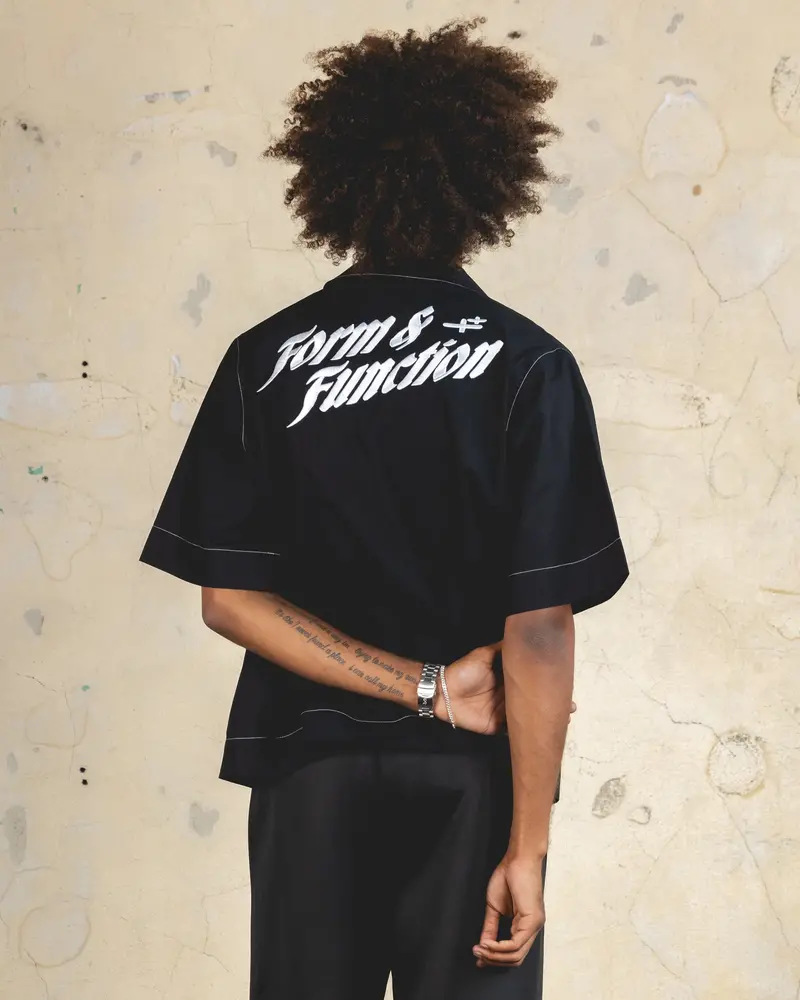 404 Form And Function Button Up Shirt Black 1