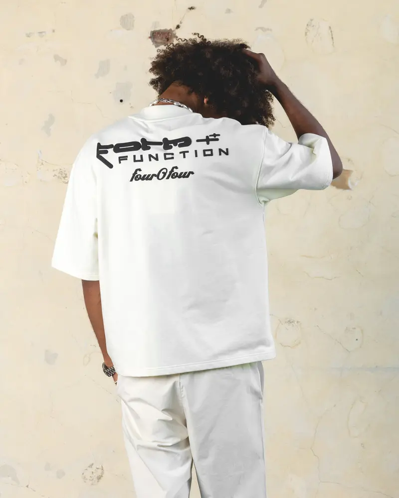 404 Function Oversized T-Shirt Off White 1