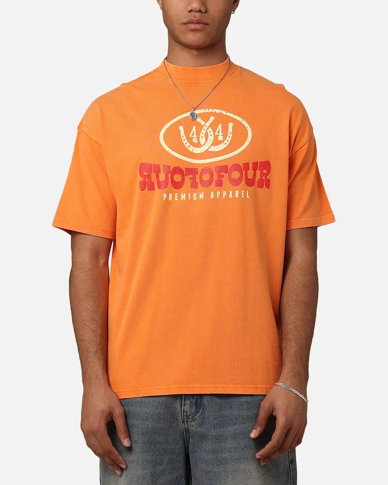 404 Horseshoe Horizon T-Shirt Vintage Orange 1