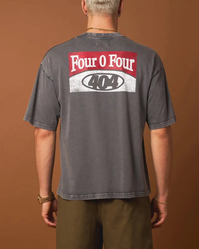 404 Smoke House Vintage T-Shirt Vintage Charcoal 1