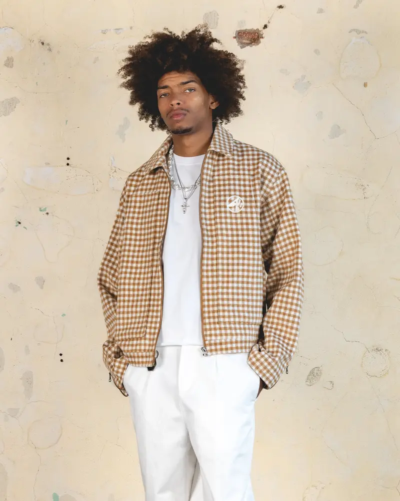 404 Studio Cropped Jacket Brown/Tan 1