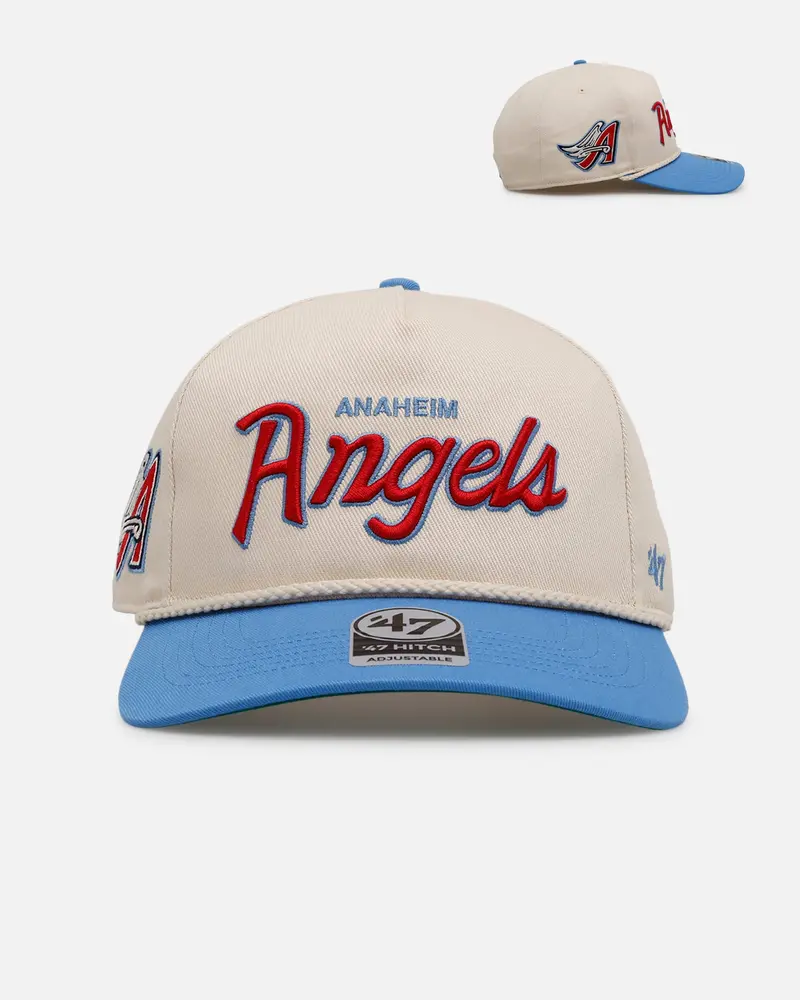 47 Brand Anaheim Angels 'Mlb Opening Day' Script Hitch Snapback Natural 1