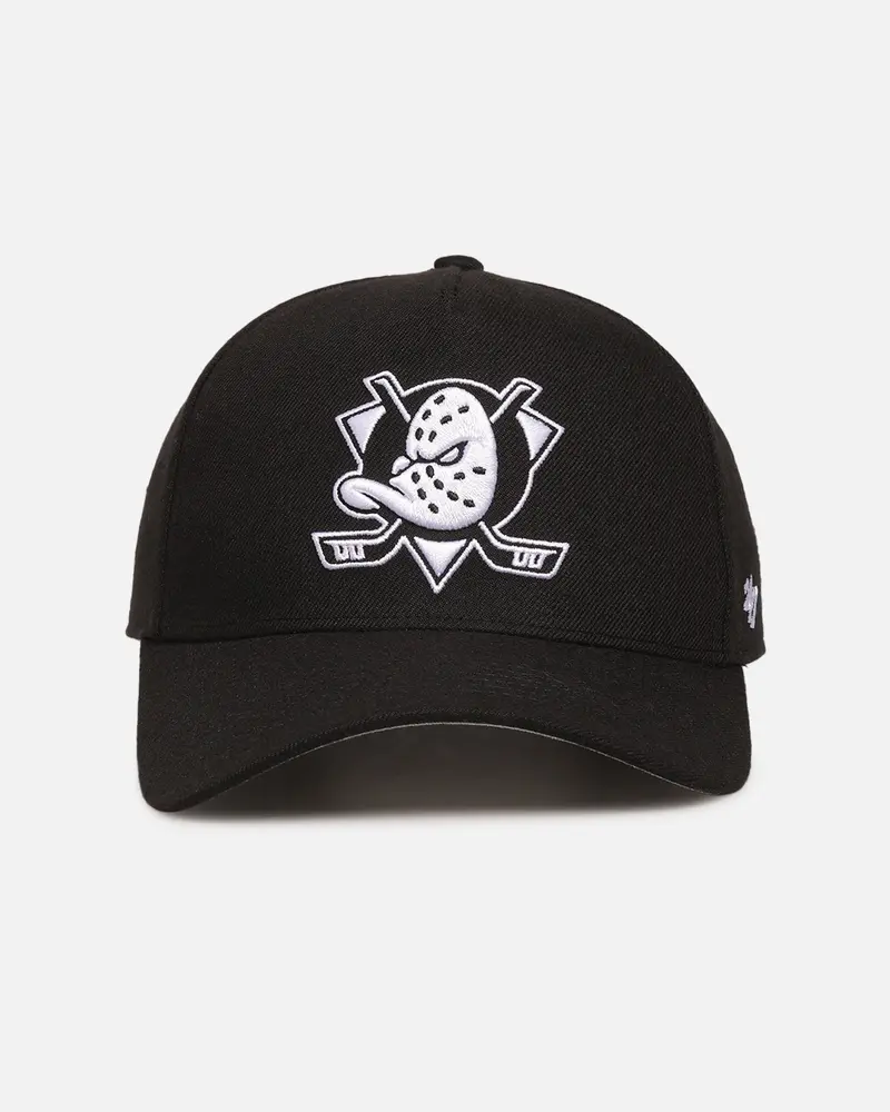 47 Brand Anaheim Ducks 47 Mvp Dt Snapback Black/White 1