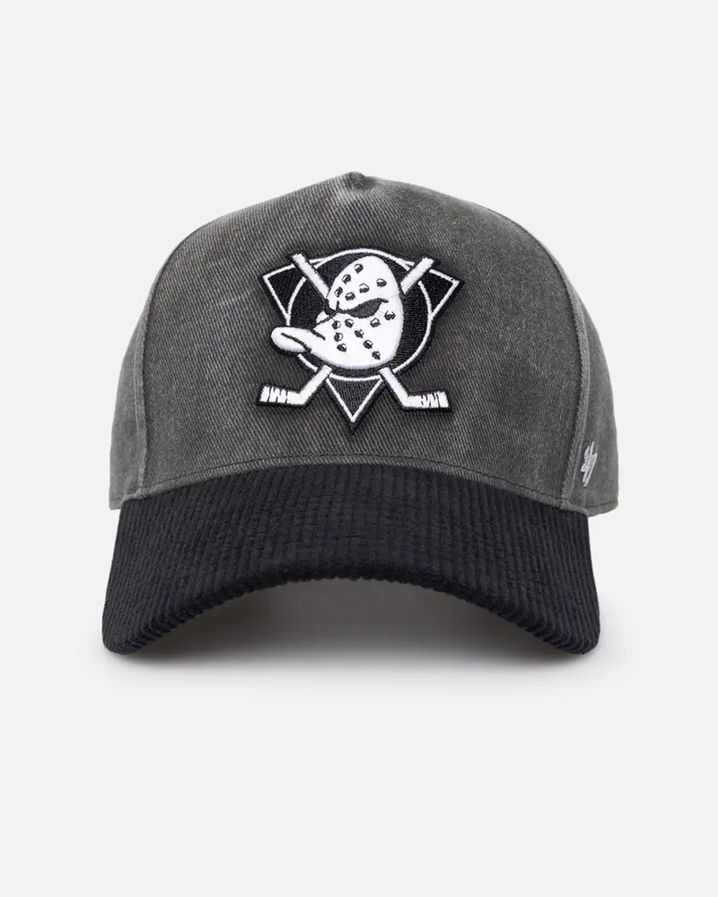 47 Brand Anaheim Ducks 'Apollo Corduroy' Offside Dt Snapback Black 1