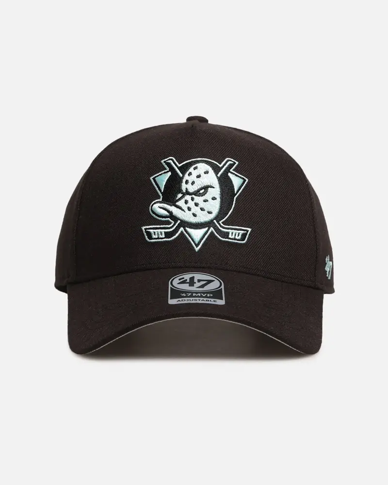 47 Brand Anaheim Ducks 'Black Turquoise' 47 Mvp Snapback Black/Turquoise 1