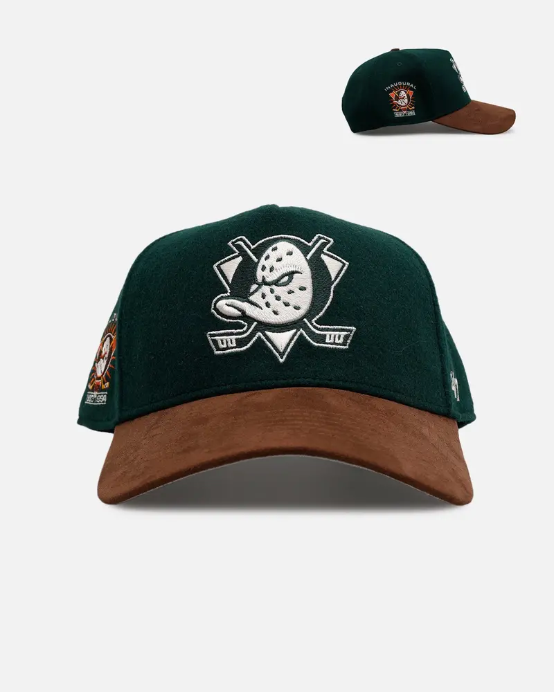 47 Brand Anaheim Ducks 'Fall Leaves' 47 Offside Snapback Green/Brown 1