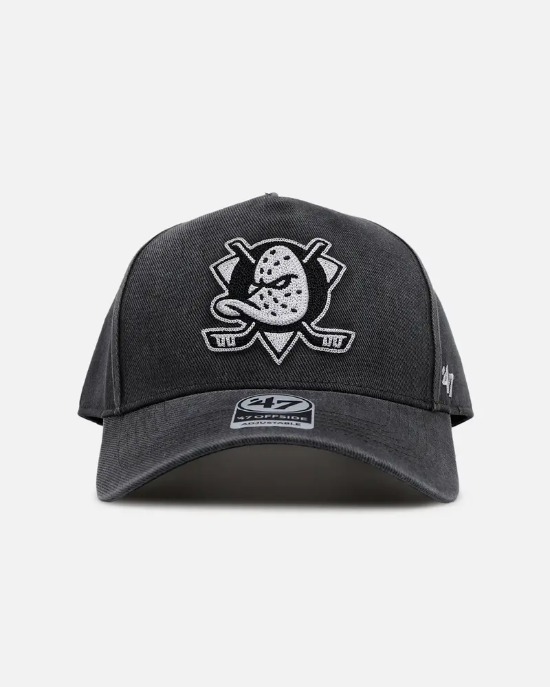 47 Brand Anaheim Ducks 'Washed Black' Offside Dt Snapback Washed Black 1