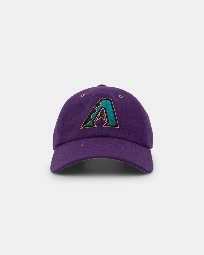 47 Brand Arizona Diamondbacks Wooly '47 Clean Up Strapback Purple 1