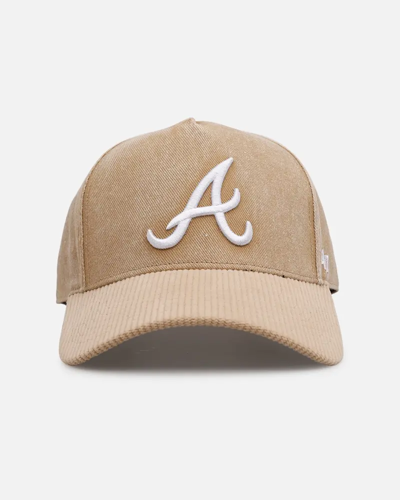 47 Brand Atlanta Braves 'Apollo Cord Khaki' Hitch Snapback Khaki 1