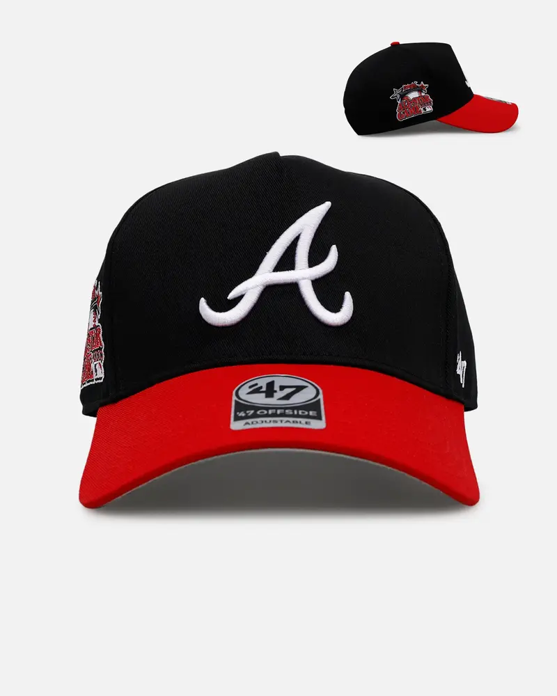 47 Brand Atlanta Braves 'Black And Red Variety Pack' 47 Offside Snapback Black/Red 1