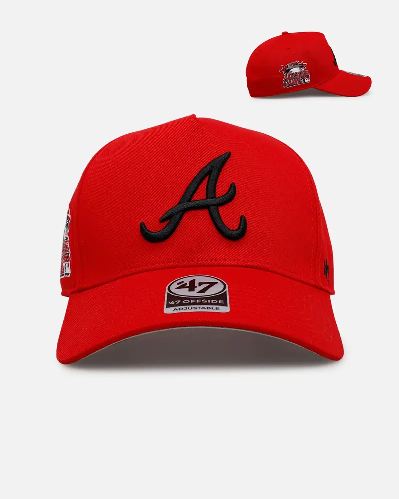47 Brand Atlanta Braves 'Black And Red Variety Pack' 47 Offside Snapback Red/Black 1