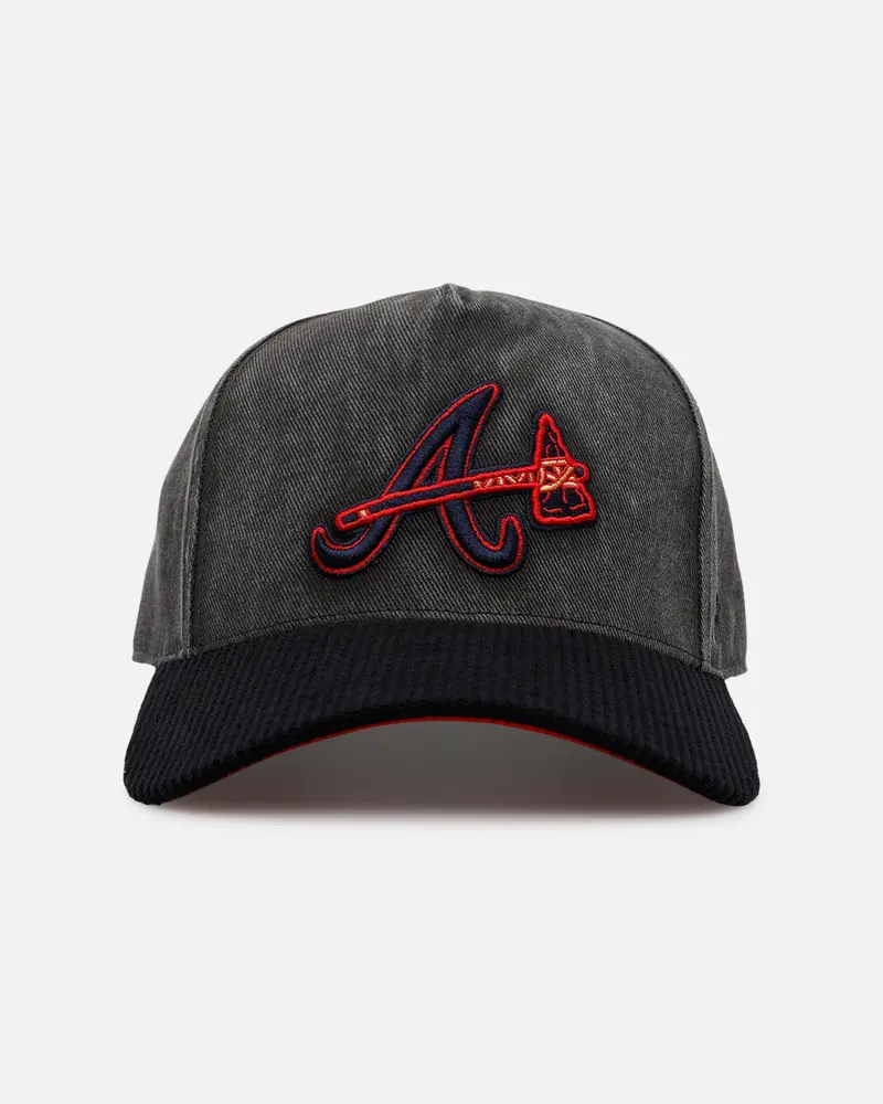 47 Brand Atlanta Braves 'Black & Red' 47 Offside Snapback Black/Red 1