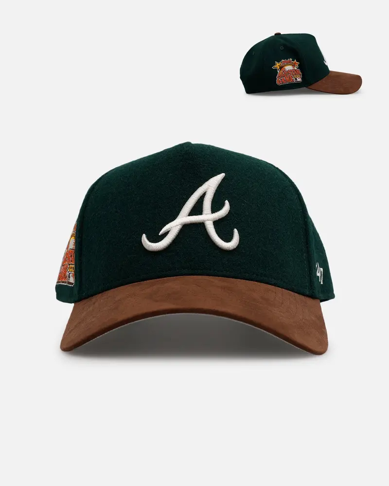 47 Brand Atlanta Braves 'Fall Leaves' 47 Offside Snapback Green/Brown 1