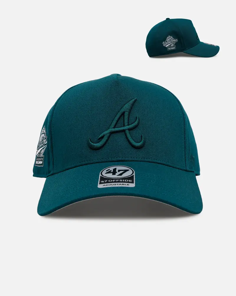 47 Brand Atlanta Braves 'Pacific Green' 47 Offside Snapback Pacific Green 1