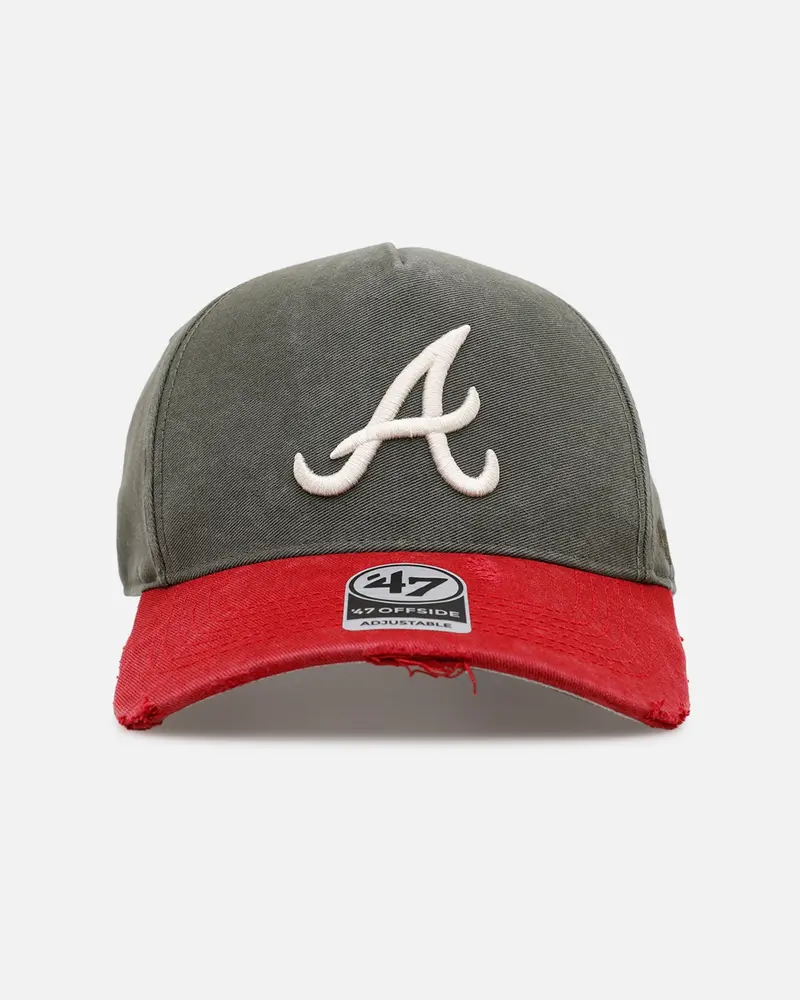 47 Brand Atlanta Braves 'Utilitarian' 47 Offside Strapback Moss 1