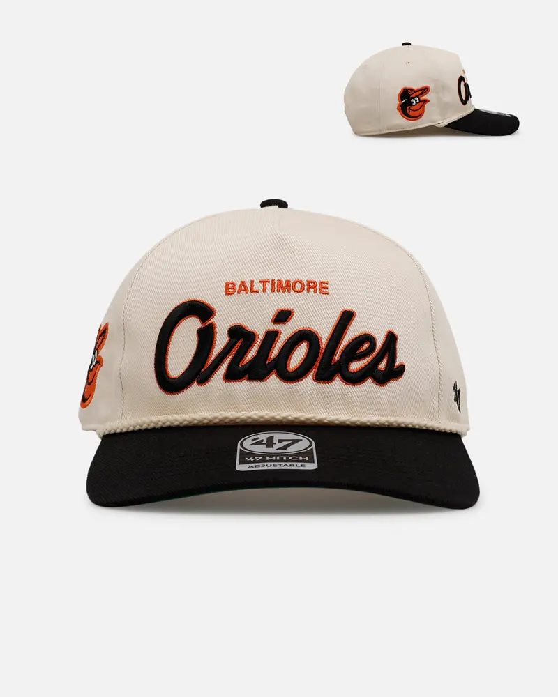 47 Brand Baltimore Orioles 'Mlb Opening Day' Script Hitch Snapback Natural 1