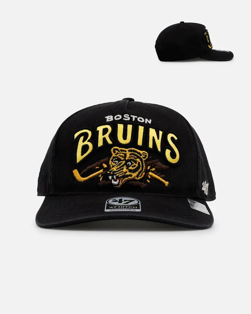 47 Brand Boston Bruins 'Nhl Trophy Case' Premium Hitch Snapback Black 1