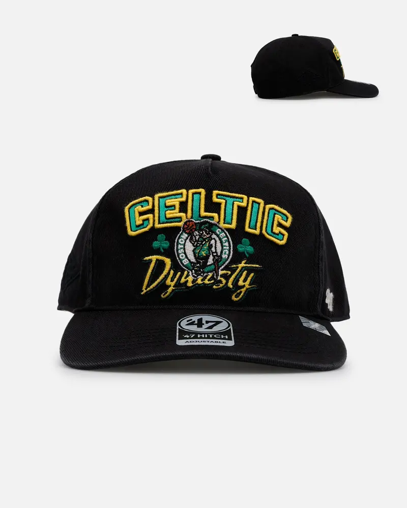 47 Brand Boston Celtics 'Nba Trophy Case' Premium Hitch Snapback Black 1