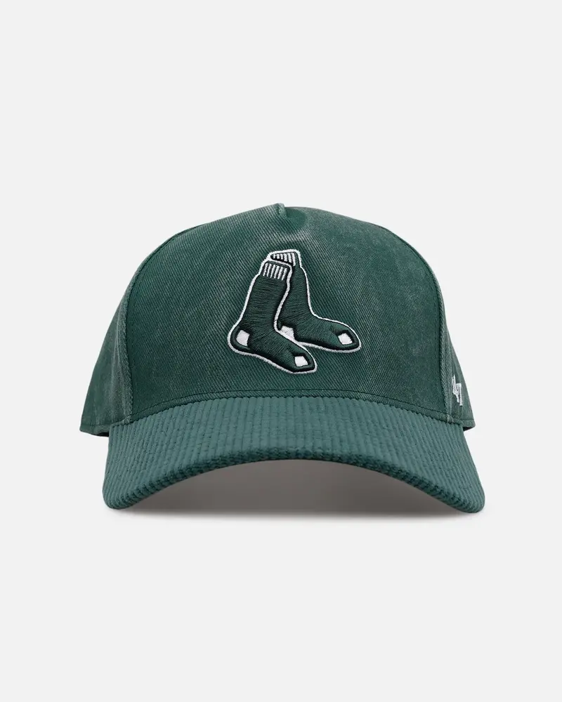 47 Brand Boston Red Sox 'Apollo Cord Dark Green' 47 Offside Snapback Dark Green 1