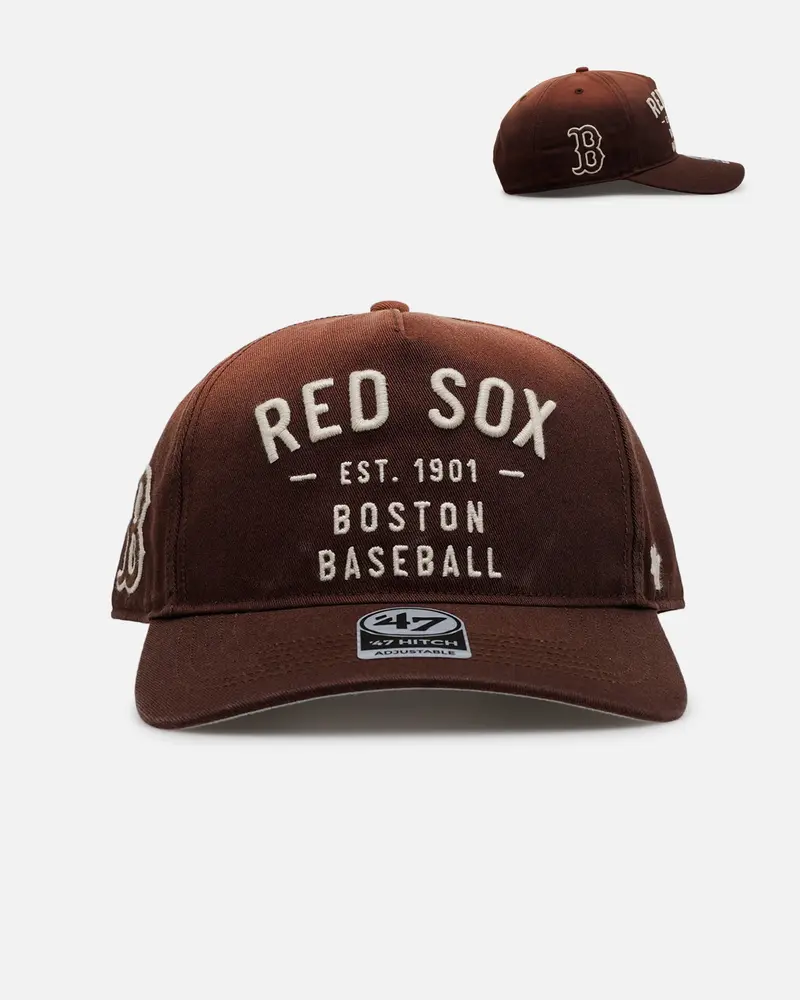 47 Brand Boston Red Sox 'Dusted' 47 Hitch Snapback Brown 1