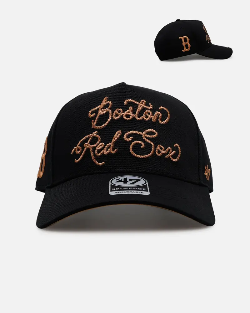 47 Brand Boston Red Sox 'Round Em Up' '47 Offside Snapback Black 1