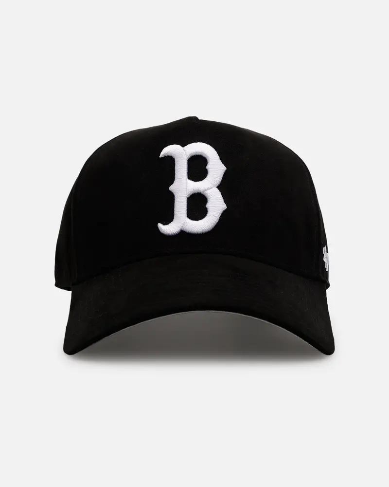 47 Brand Boston Red Sox 'Ultrasuede' 47 Mvp Strapback Black/White 1