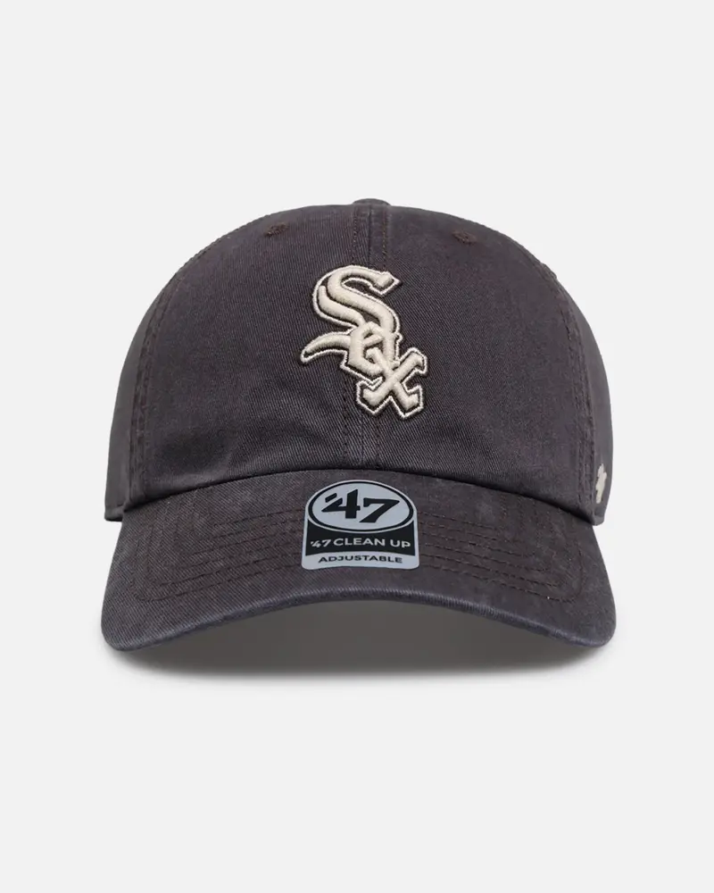 47 Brand Chicago White Sox 'Lakeshore' 47 Clean Up Strapback Charcoal 1
