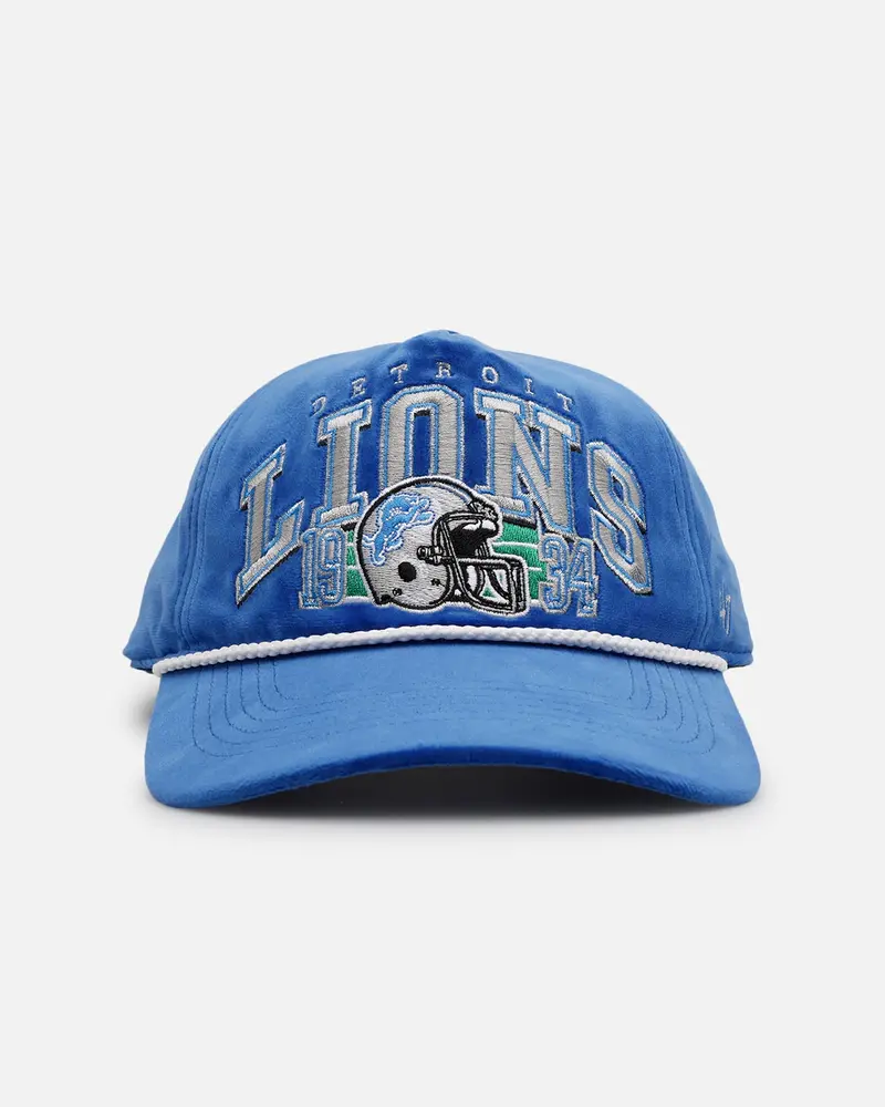 47 Brand Detroit Lions 47' Hitch Snapback Blue 1