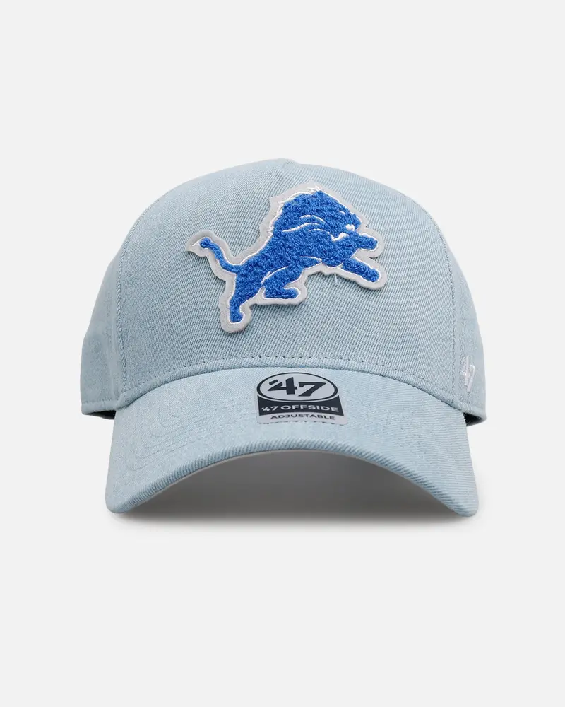 47 Brand Detroit Lions 'Denim Chenille' 47 Offside Strapback Denim 1