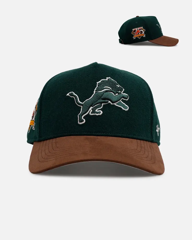 47 Brand Detroit Lions 'Fall Leaves' Clean Up Strapback Green/Brown 1