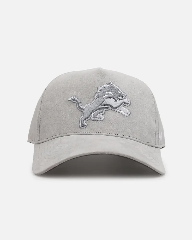 47 Brand Detroit Lions 'Ultrasuede' '47 Mvp Dt Strapback Gray/White 1