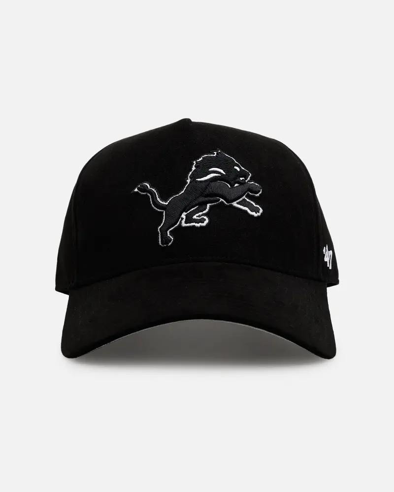 47 Brand Detroit Lions 'Ultrasuede' 47 Mvp Strapback Black/White 1