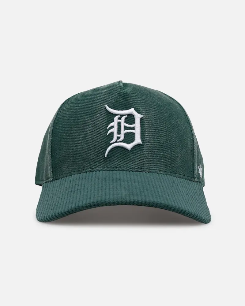 47 Brand Detroit Tigers 'Apollo Cord Dark Green' 47 Offside Snapback Dark Green 1