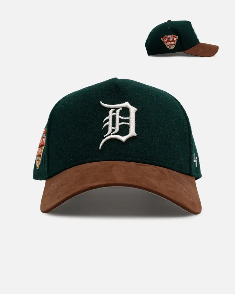 47 Brand Detroit Tigers 'Fall Leaves' 47 Offside Snapback Green/Brown 1