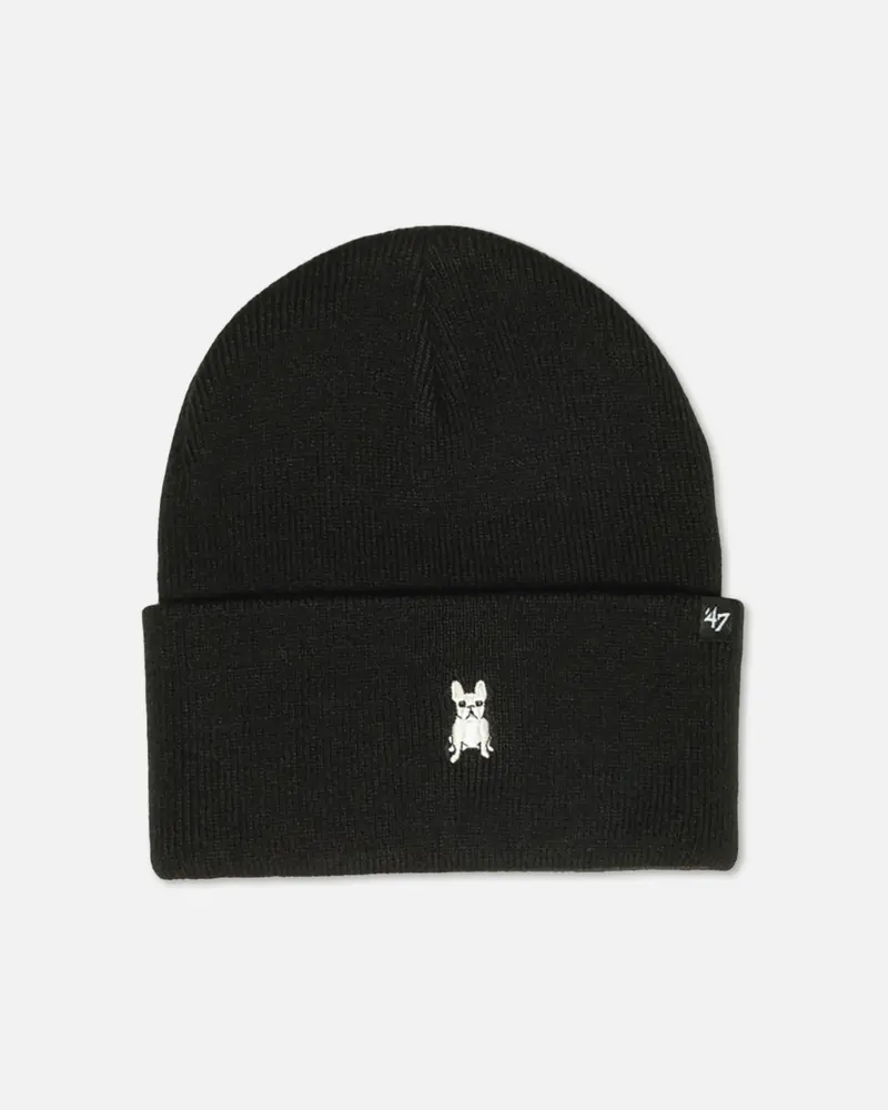 47 Brand French Bulldog 'Dog Collection' 47 Beanie Black 1