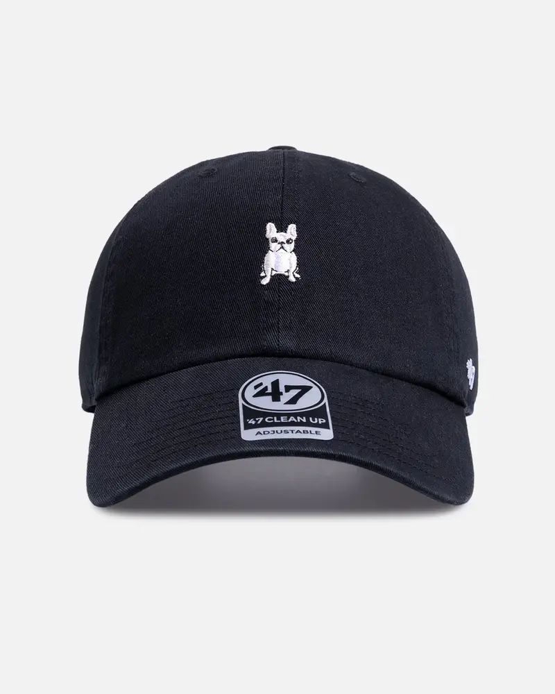 47 Brand French Bulldog 'Dog Collection' 47 Clean Up Strapback Black 1