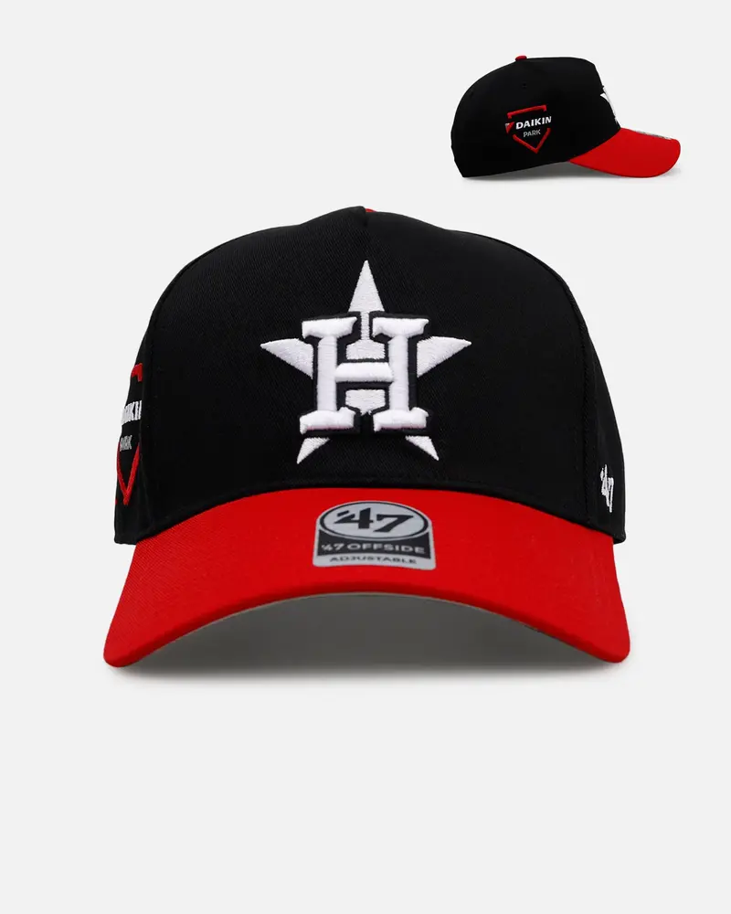 47 Brand Houston Astros 'Black And Red Variety Pack' 47 Offside Snapback Black/Red 1
