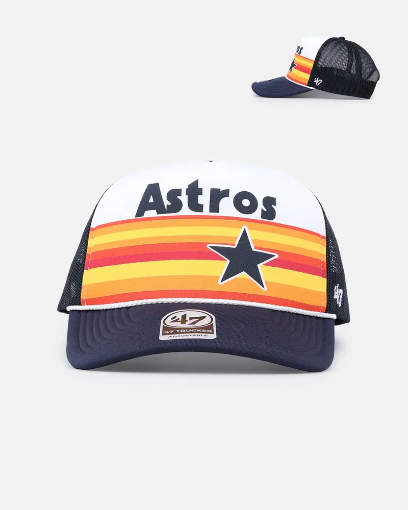 47 Brand Houston Astros Region Foam '47 Trucker Snapback Navy 1