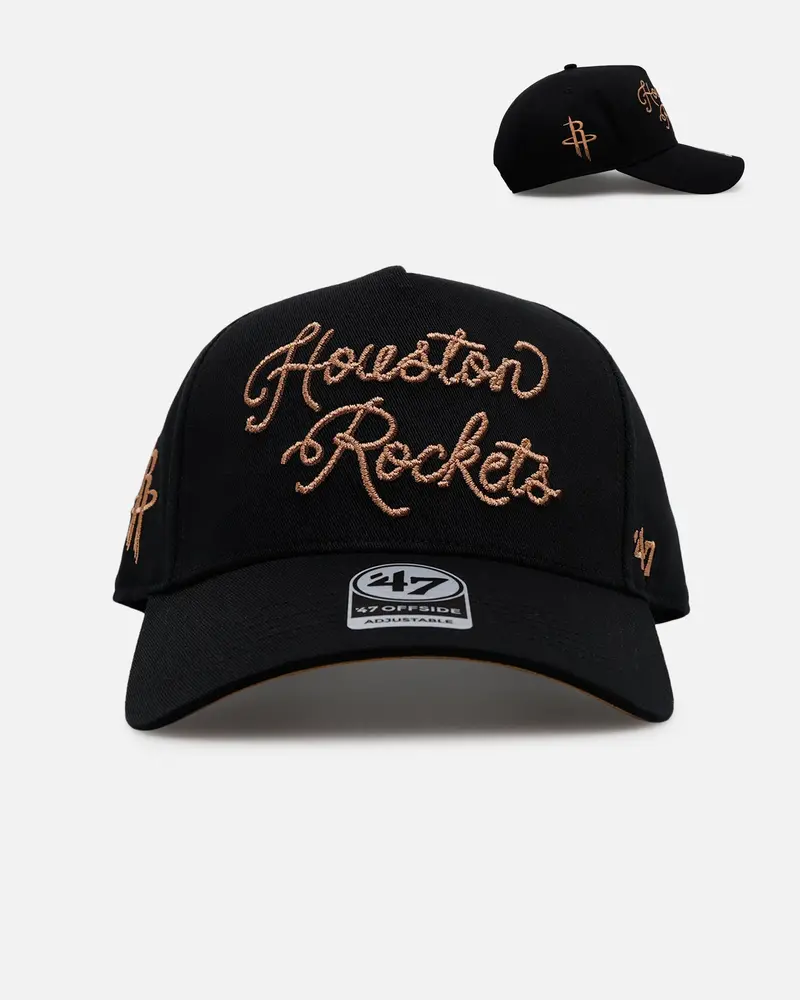47 Brand Houston Rockets 'Round Em Up' '47 Offside Snapback Black 1