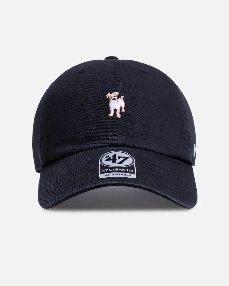 47 Brand Jack Russell Terrier 'Dog Collection' 47 Clean Up Strapback Black 1