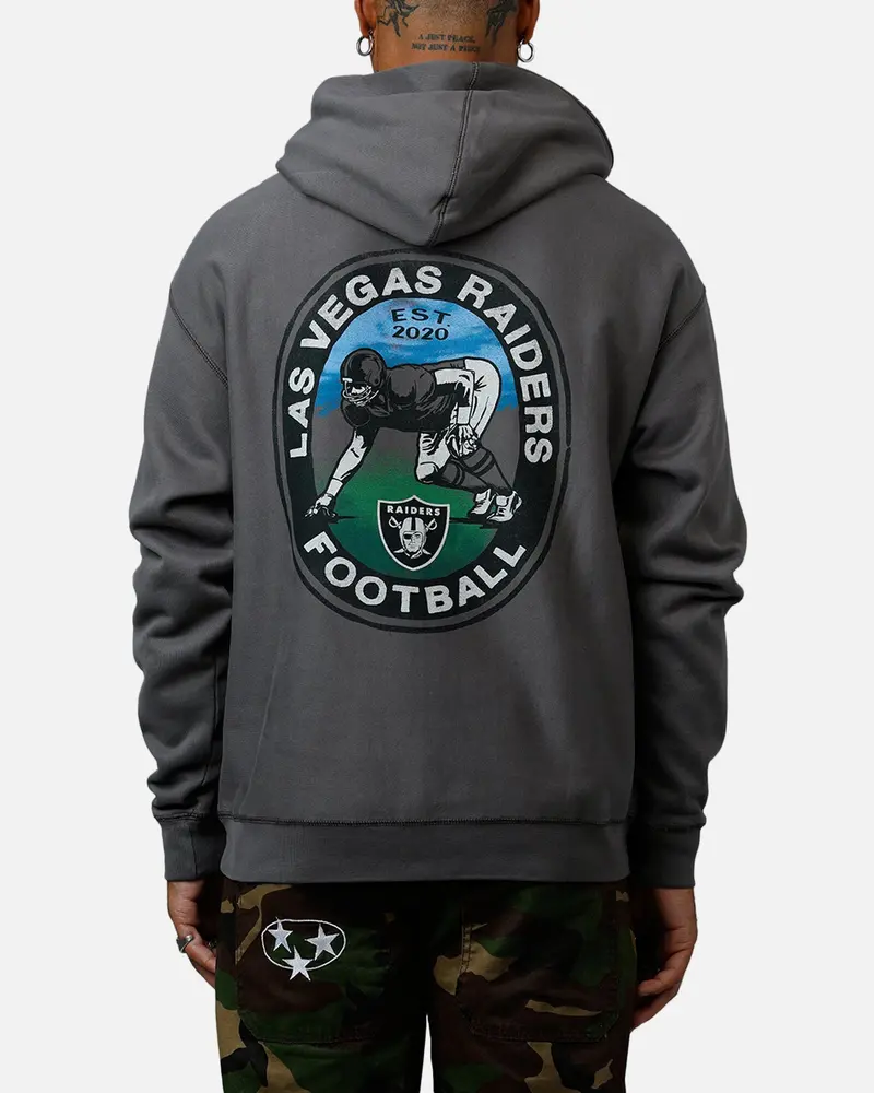47 Brand Las Vegas Raiders Boot Path Hoodie Dark Cinder 1