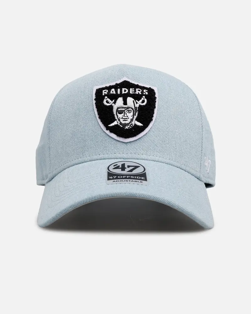 47 Brand Las Vegas Raiders 'Denim Chenille' 47 Offside Strapback Denim 1