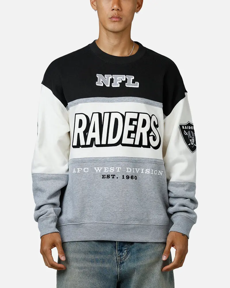 47 Brand Las Vegas Raiders Maximalist Crewneck Black/Grey 1