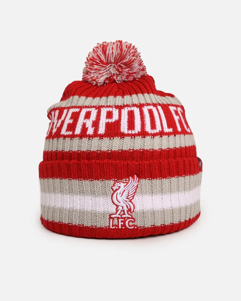 47 Brand Liverpool Fc 'Premier League Supporters' Light 47 Cuff Knit Beanie Red 1