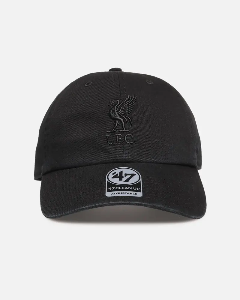 47 Brand Liverpool Football Club 47 Clean Up Strapback Black/Black 1