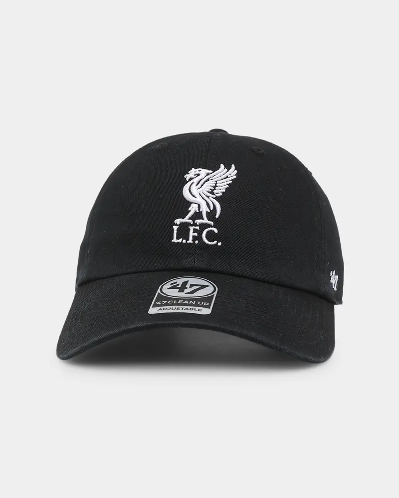47 Brand Liverpool Football Club Clean Up Strapback Black 1