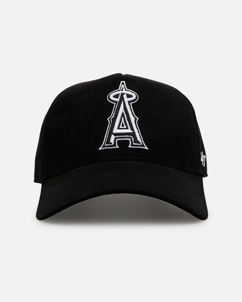 47 Brand Los Angeles Angels 'Ultrasuede' 47 Mvp Strapback Black/White 1