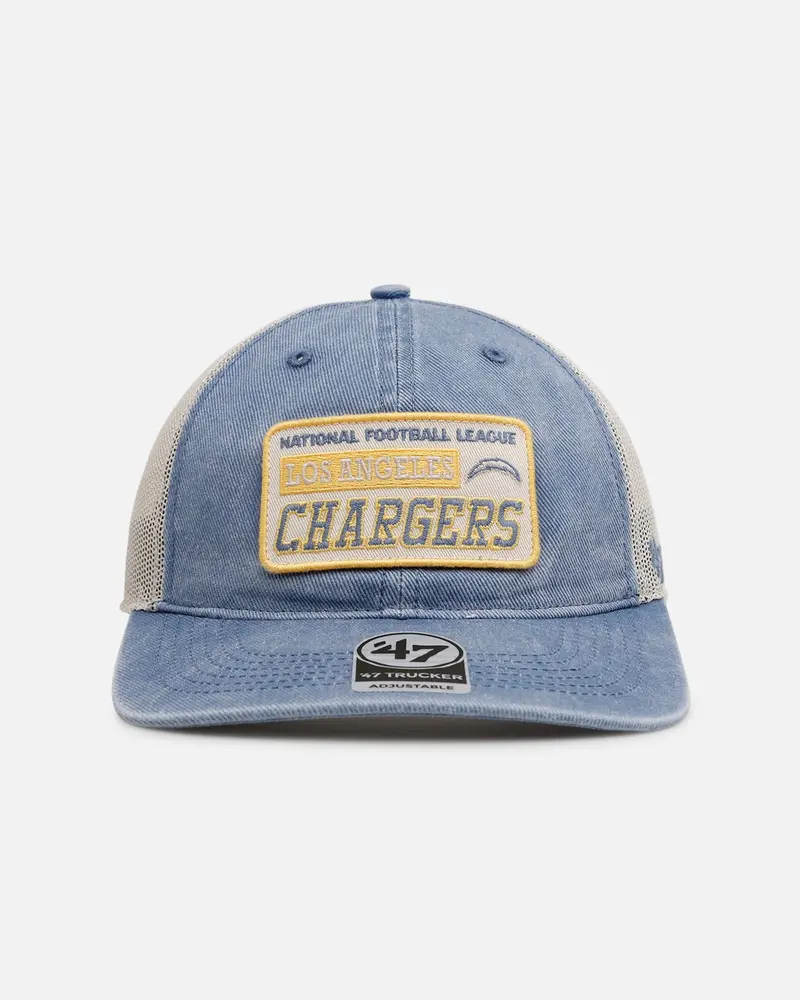 47 Brand Los Angeles Chargers 'Canteen' '47 Trucker Snapback Blue 1
