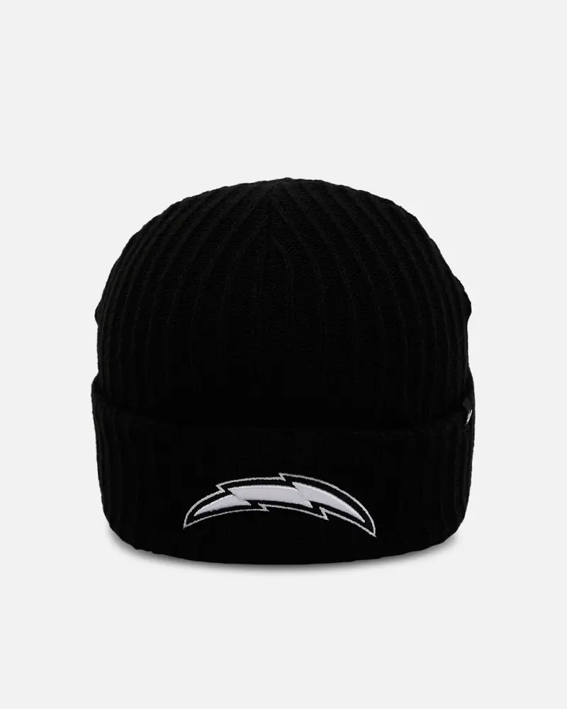 47 Brand Los Angeles Chargers Harbor Cuff Knit Beanie Black 1