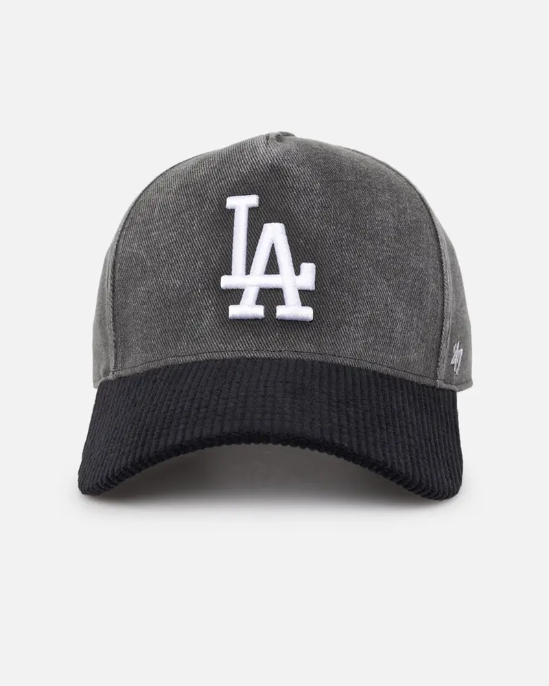 47 Brand Los Angeles Dodgers 'Apollo Corduroy' Offside Dt Snapback Black 1